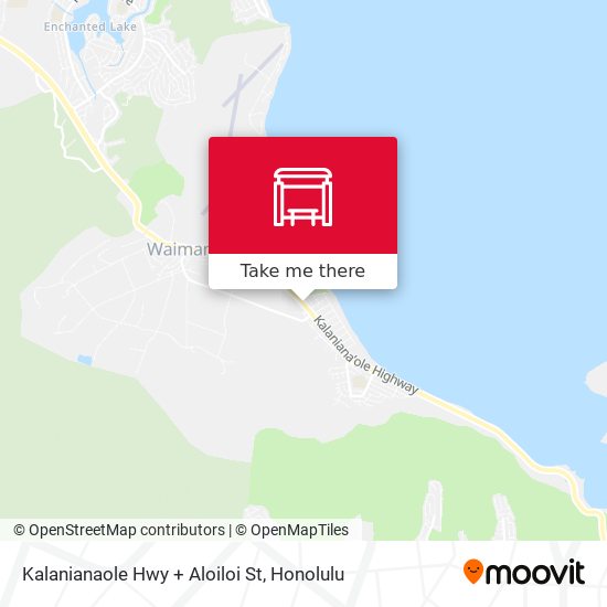 Mapa de Kalanianaole Hwy + Aloiloi St