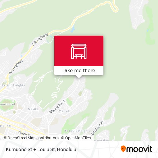 Mapa de Kumuone St + Loulu St