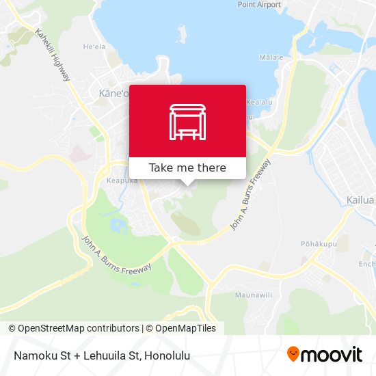 Mapa de Namoku St + Lehuuila St