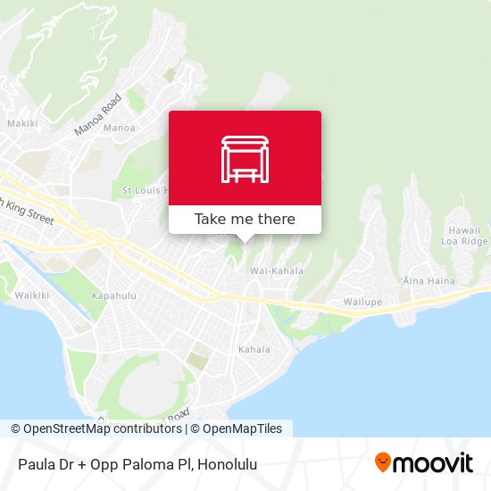 Paula Dr + Opp Paloma Pl map