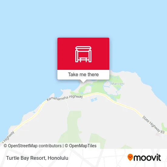 Turtle Bay Resort map