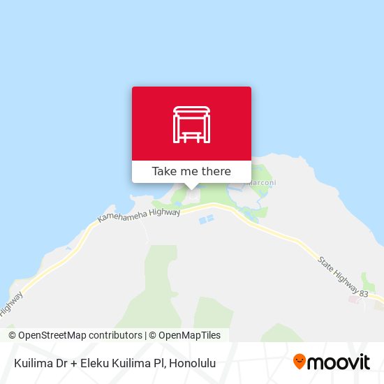 Kuilima Dr + Eleku Kuilima Pl map