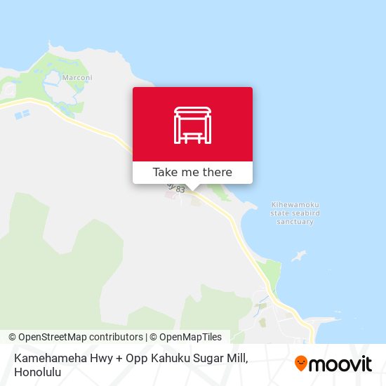 Mapa de Kamehameha Hwy + Opp Kahuku Sugar Mill