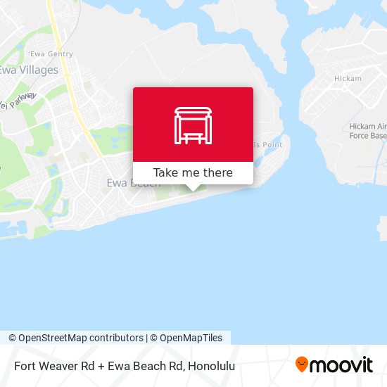 Fort Weaver Rd + Ewa Beach Rd map