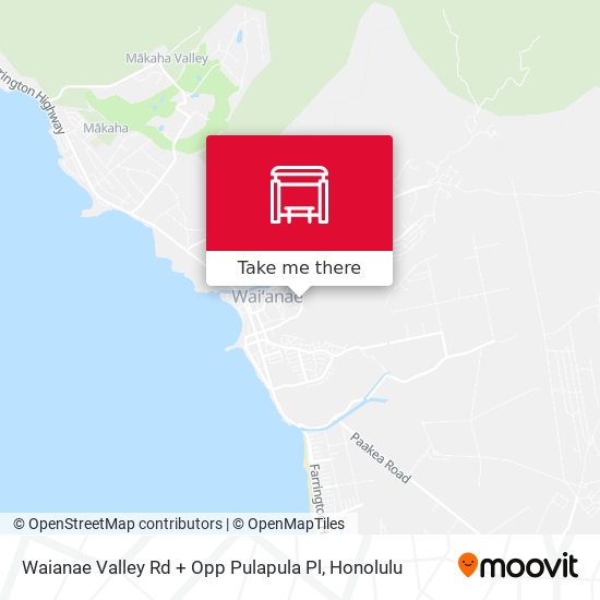 Mapa de Waianae Valley Rd + Opp Pulapula Pl