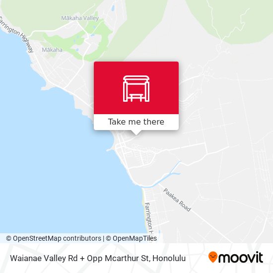Waianae Valley Rd + Opp Mcarthur St map