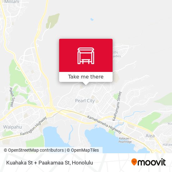 Mapa de Kuahaka St + Paakamaa St