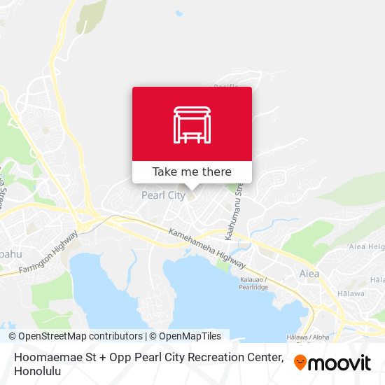 Mapa de Hoomaemae St + Opp Pearl City Recreation Center