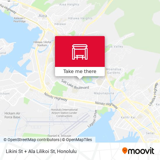 Mapa de Likini St + Ala Lilikoi St