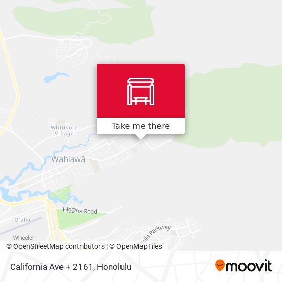 California Ave + 2161 map