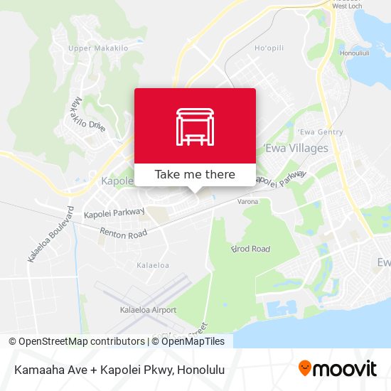 Kamaaha Ave + Kapolei Pkwy map
