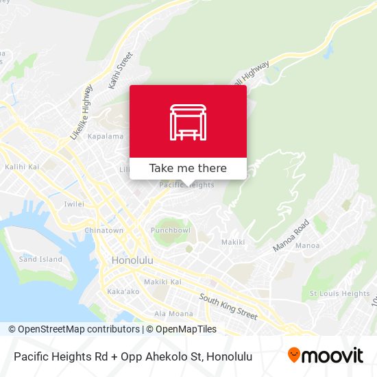 Pacific Heights Rd + Opp Ahekolo St map