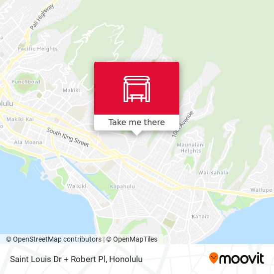Saint Louis Dr + Robert Pl map