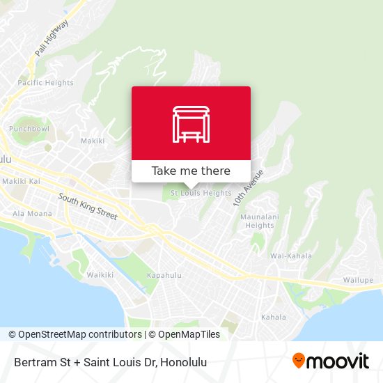 Bertram St + Saint Louis Dr map