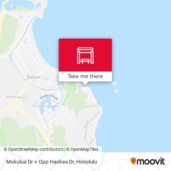 Mokulua Dr + Opp Haokea Dr map