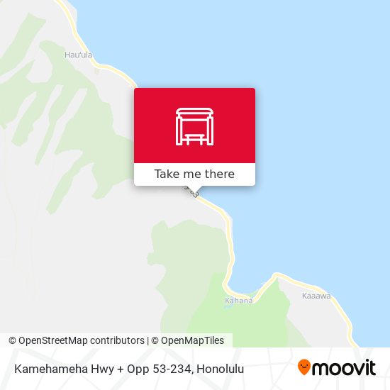 Kamehameha Hwy + Opp 53-234 map