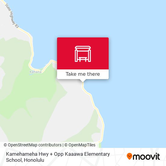 Kamehameha Hwy + Opp Kaaawa Elementary School map