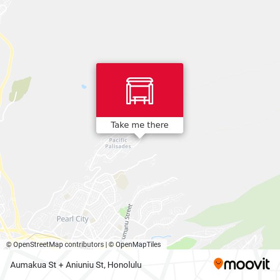 Mapa de Aumakua St + Aniuniu St