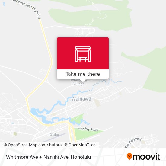 Mapa de Whitmore Ave + Naniihi Ave