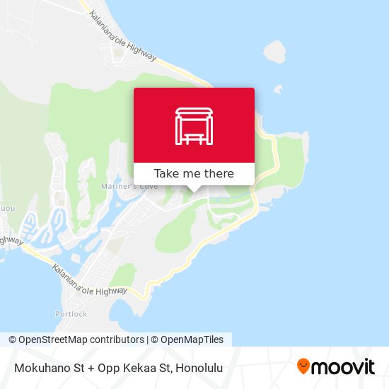 Mokuhano St + Opp Kekaa St map