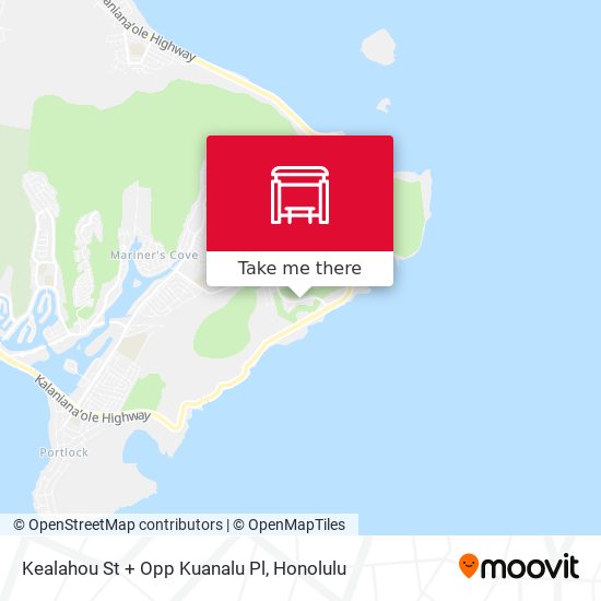 Mapa de Kealahou St + Opp Kuanalu Pl