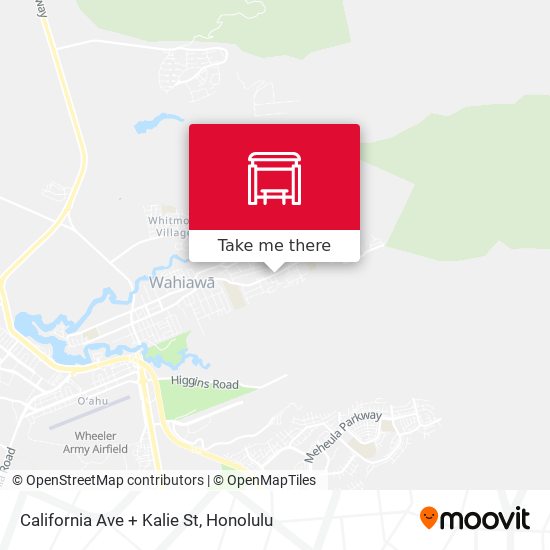 California Ave + Kalie St map