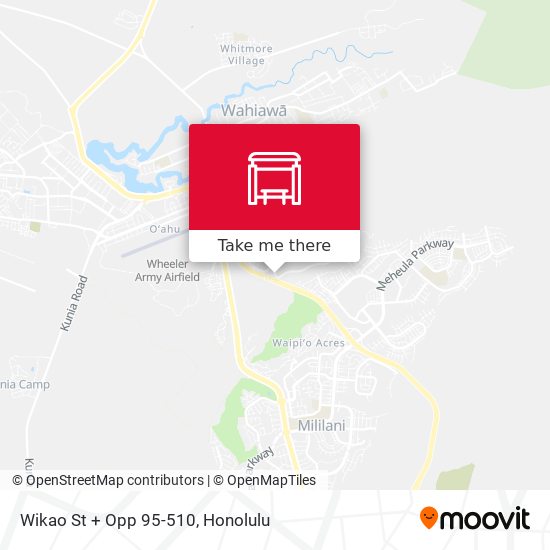 Wikao St + Opp 95-510 map