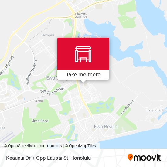 Keaunui Dr + Opp Laupai St map