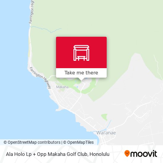 Mapa de Ala Holo Lp + Opp Makaha Golf Club