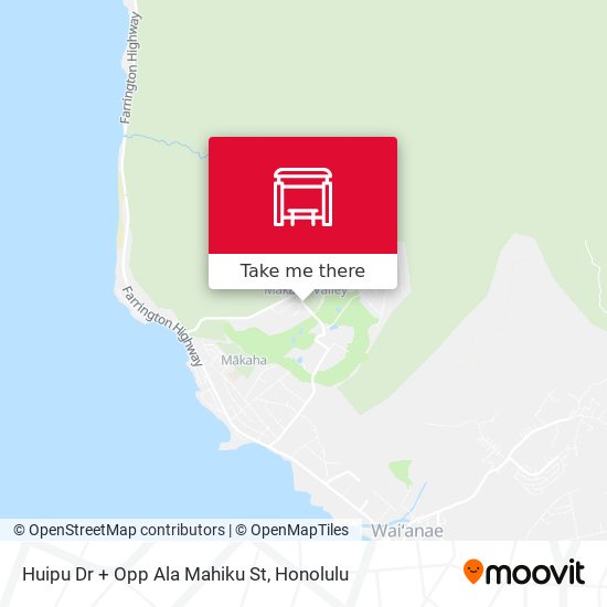Mapa de Huipu Dr + Opp Ala Mahiku St