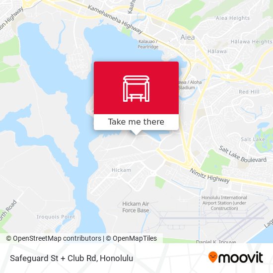 Safeguard St + Club Rd map