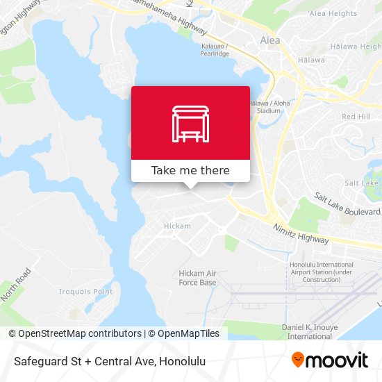 Safeguard St + Central Ave map