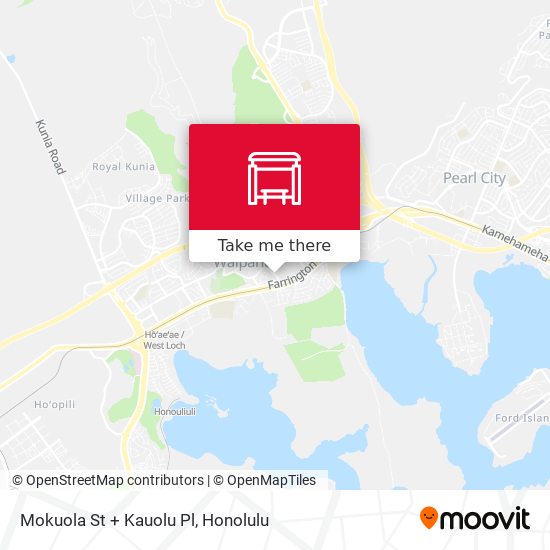 Mapa de Mokuola St + Kauolu Pl