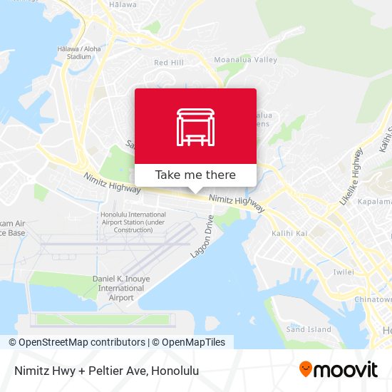 Mapa de Nimitz Hwy + Peltier Ave