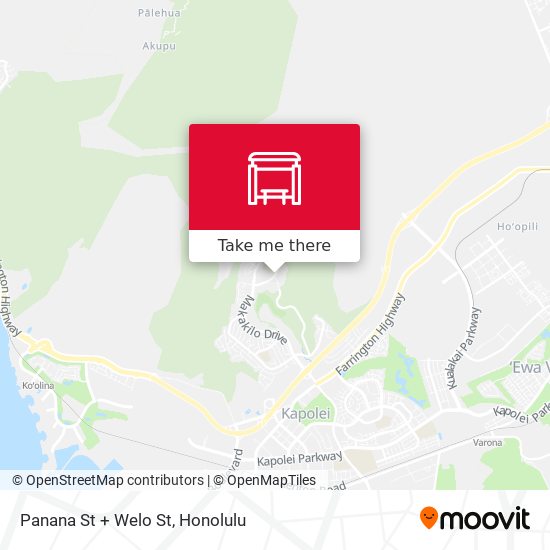 Mapa de Panana St + Welo St