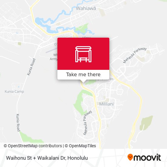 Mapa de Waihonu St + Waikalani Dr