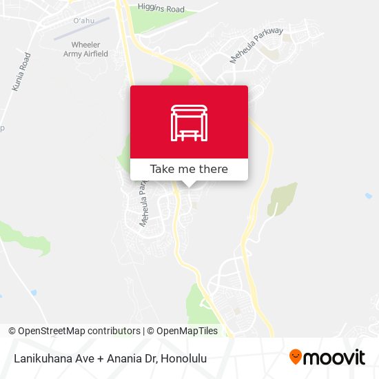 Mapa de Lanikuhana Ave + Anania Dr