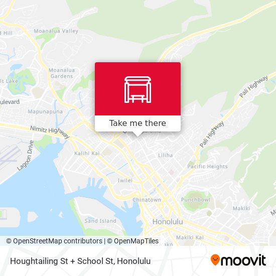 Houghtailing St + School St map