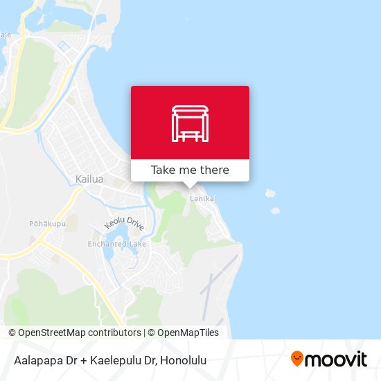 Aalapapa Dr + Kaelepulu Dr map