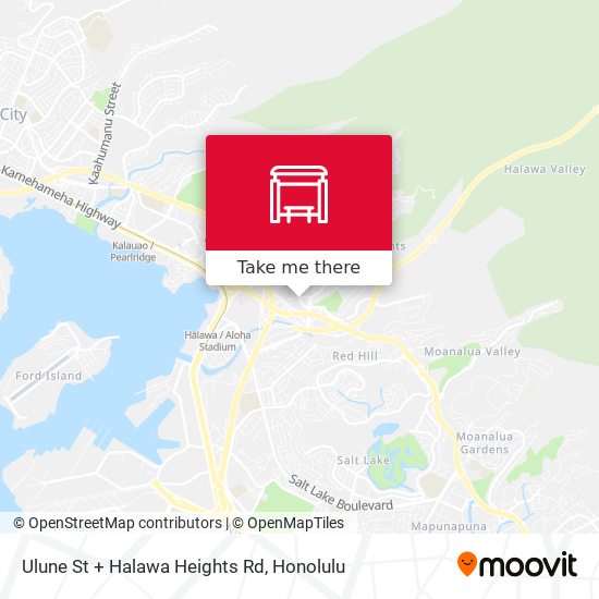 Ulune St + Halawa Heights Rd map