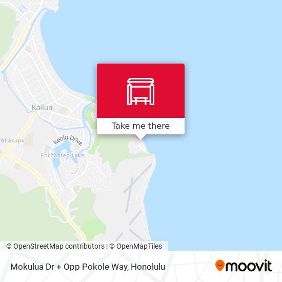 Mapa de Mokulua Dr + Opp Pokole Way