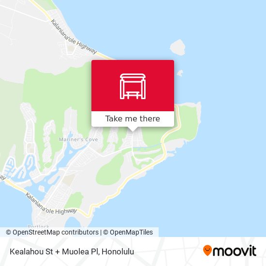 Kealahou St + Muolea Pl map