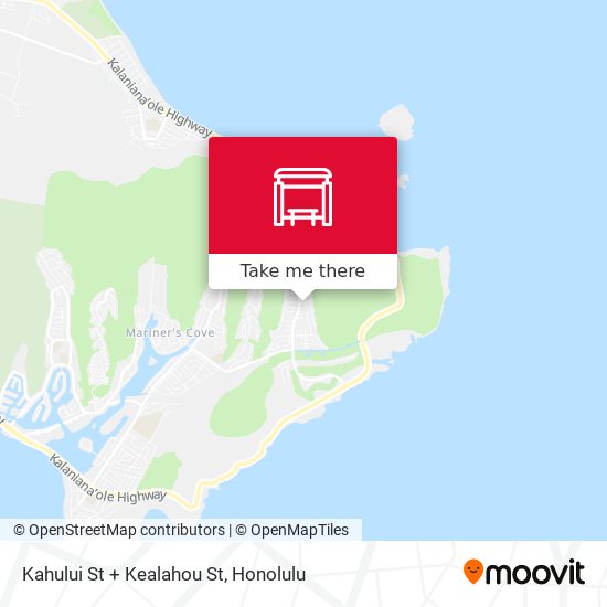 Kahului St + Kealahou St map
