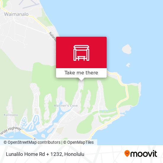 Lunalilo Home Rd + 1232 map