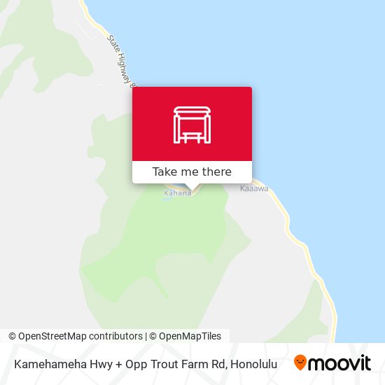 Mapa de Kamehameha Hwy + Opp Trout Farm Rd