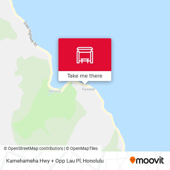 Kamehameha Hwy + Opp Lau Pl map