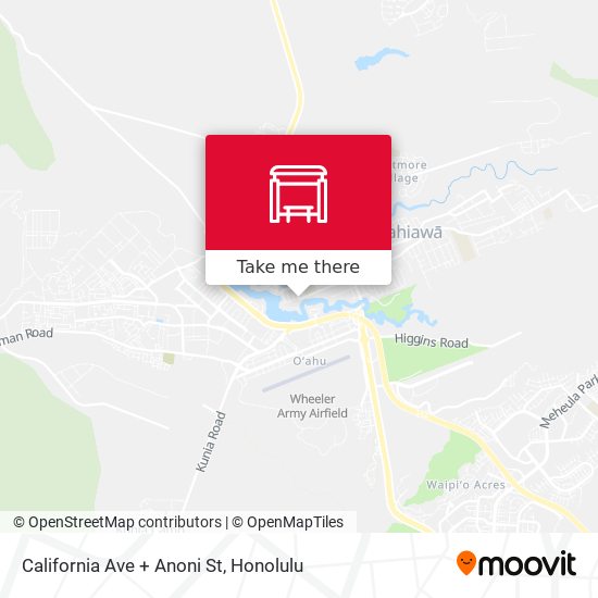 California Ave + Anoni St map