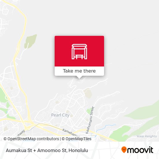 Aumakua St + Amoomoo St map