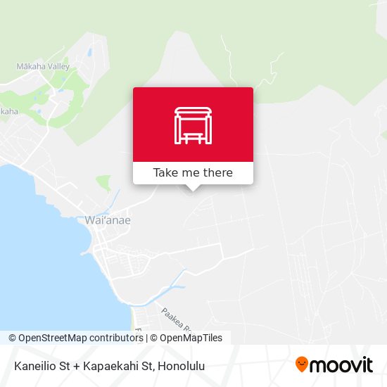 Mapa de Kaneilio St + Kapaekahi St