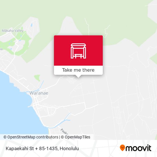 Kapaekahi St + 85-1435 map